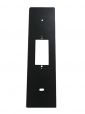 Placca in alluminio nero