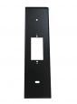 Placca in alluminio nero