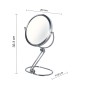 27516-Gedy Specchio Ingranditore 5x Cromo
