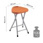 27533-Gedy Sgabello Arancione