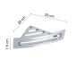 27540-Gedy Portaoggetti Doccia Angolare Clip Cromo