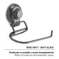 32488-Gedy Portarotolo Hot a Ventosa Nero Matt