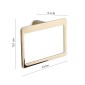 27972-Gedy Portasalviette ad Anello Pirenei Oro