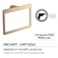 27976-Gedy Portasalviette ad Anello Pirenei Oro Matt