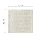 32622-Gedy Tappeto Tile 50x50 cm Bianco