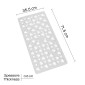 28511-Gedy Tappeto Antiscivolo Doccia 36x75 cm Cuore Trasparente