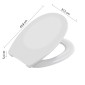 28536-Gedy Sedile Wc in Termoindurente Zircone Bianco