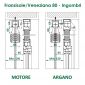 Scheda tecnica veneziana frangisolecon lamelle da 80mm in sezione