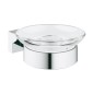 28592-Grohe Base Portasapone con Supporto Essentials Cube Cromo