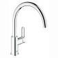 28643-Grohe Monocomando per Lavello con Bocca Girevole Bauedge Cromo