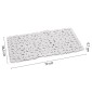 29327-Gedy Tappeto Antiscivolo Vasca 35x70 cm Rio