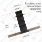 Sicurbloc a tre elementi per tapparelle mini 9x45mm o 8x37mm