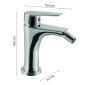 30221-Gedy Miscelatore Bidet Como Cromo