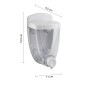 30284-Gedy Distributore di Sapone Torpedo 600 ml Bianco