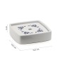 30636-Gedy Portasapone Cixi Bianco-blu