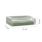 30722-Gedy Portasapone Rainbow Verde Menta