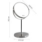 30752-Gedy Specchio Ingranditore 5x Bifacciale Anna Cromo