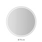 30854-Gedy Specchio Filo con Led Ø 75 cm Salvador