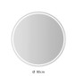 30855-Gedy Specchio Filo con Led Ø 90 cm Salvador