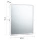 30802-Gedy Specchio Basculante Sicura Bianco