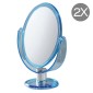 30811-Gedy Specchio Ingranditore 2x Blu