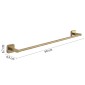 31545-Gedy Portasalviette 60 cm Tonga Oro Matt