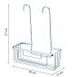 31943-Gedy Portaoggetti Doccia Appendibile Ottaviano Cromo