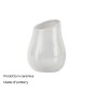 32024-Gedy Portaspazzolini Azalea Bianco