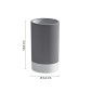 32102-Gedy Portaspazzolini New Mizar Grigio