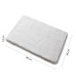 32586-Gedy Tappeto Fuzzy 40x60 cm Bianco