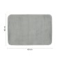32588-Gedy Tappeto Fuzzy 40x60 cm Grigio