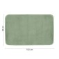 32600-Gedy Tappeto Fuzzy 100x60 cm Verde
