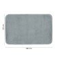 32601-Gedy Tappeto Fuzzy 100x60 cm Grigio