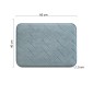 32617-Gedy Tappeto Mousse 40x60 cm Azzurro Polvere