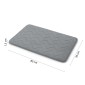 32619-Gedy Tappeto Mousse 50x80 Grigio