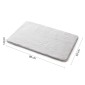 32628-Gedy Tappeto Fuzzy 50x80 cm Bianco