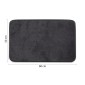 32632-Gedy Tappeto Fuzzy 50x80 cm Nero