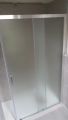 Installazione porta scorrevole da 130cm vetro opaco di un cliente di Senago (MI)