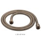 32781-Gedy Flessibile Acciaio Inox 150 cm Inox 05 Bronzo