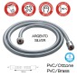 32790-Gedy Flessibile Pvc 150 cm Silver 00 Argento
