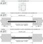 Come prendere le misure luce delle tapparelle se vanno acquistate le guide 30x25,5 (A27).<br>Ci sono due esempi: con guide incassate e con guide a vista