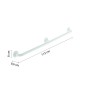 32956-Gedy Corrimano 105 cm Sicura Bianco