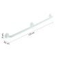 32957-Gedy Corrimano 115 cm Sicura Bianco