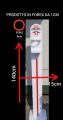 9216-Colonnina portadispender in forex da 1cm per prodotti igienizzanti NON DISPONIBILE