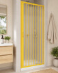 33646-Box Porta Nicchia Doccia 1 Lato Apertura Laterale Reversibile Colore Giallo