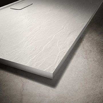 Piatto doccia Treesse FIT in Crystaltech alto 3.5cm Bianco NON