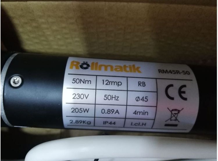 Kit Automazione Tapparelle Motore Tubolare 50nm 100kg Centralina Telecomando  Dfm