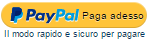 Paga ora con PayPal o Carta