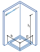 Come prendere le misure per un box doccia angolare