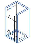 Come prendere le misure per un box doccia a un alto anta battente